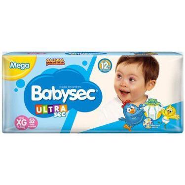 Imagem de Fralda Xg Babysec Ultrasec Pacote 32Un