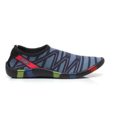 Imagem de Sapatilha hidroginástica Tênis Em Neoprene Calce Fácil Idosos Gestante