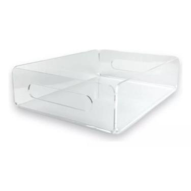 Imagem de Bandeja De Acrílico P Transparente 3mm 15 X 20cm - CNC Sorocaba