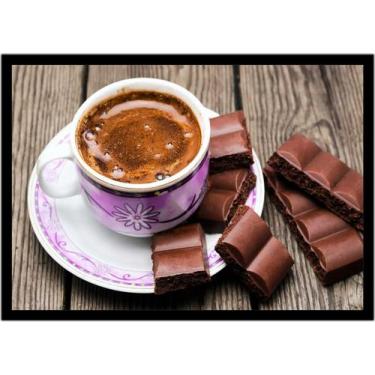 Imagem de Quadro Decorativo Gourmet Café Xícara Padarias Cafeterias Confeitarias