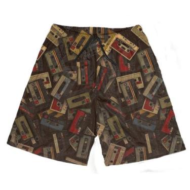 Imagem de Short Praia Shorts Banho Bermuda Verão Discos Música Retro 90 - SMOKE,