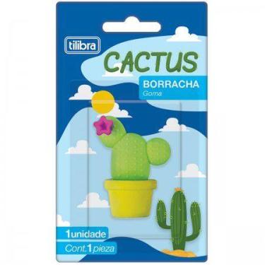 Imagem de Borracha Cactus TILIBRA, VERDE CLARO