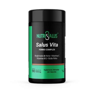 Imagem de Salus Vita Ferro Complex - Ferro, Vitamina C, Ácido Fólico e B12 - 90 