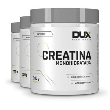 Imagem de Kit 3 Creatina Monohidratada Dux Sem Sabor 300g - Dux Nutrition Lab