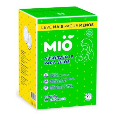 Imagem de Absorvente Protetor para Seios Mió 30 Unidades Leve mais Por Menos