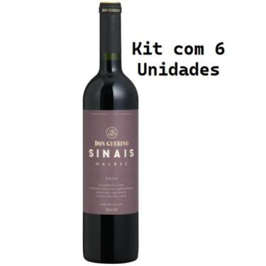 Imagem de Kit 6 Un Vinho Don Guerino Sinais Malbec 750 ml