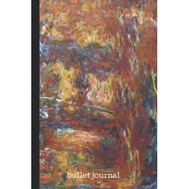 Imagem de Bullet Journal: Dotted grid year planner; Monet impressionist painting cover (104 pages, 6x9 inches)