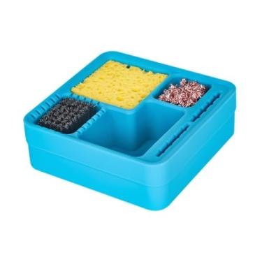 Imagem de Ioensy Recipiente de Resíduos de Solda E Suporte para Ferro, Azul, Tamanho real