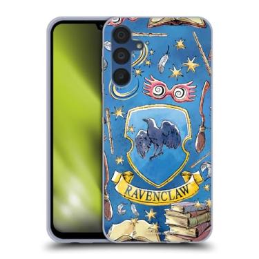 Imagem de Head Case Designs Capa de gel macio oficialmente licenciada Harry Potter Ravenclaw padrão Relíquias da Morte XIII compatível com Samsung Galaxy A15