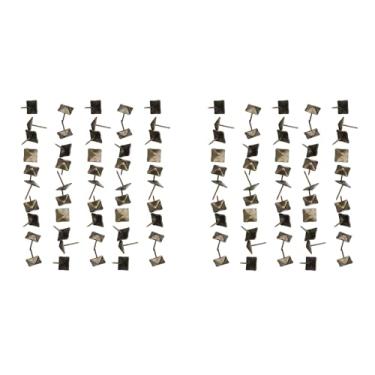 Imagem de 100 Peças de Prego de Estofamento de Bronze Antigo, Parafuso Decorativo de Porta de Sapato de sofá, Pino Decorativo de Madeira para Decoração de