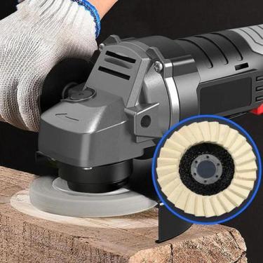 Imagem de Kit 3 Disco Flap Feltro Polimento 115 X 22,23mm - Atopy