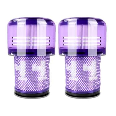Imagem de COJINLDFEI Filtro Hepa para aspirador de pó fino V12 Detect, peça de reposição para filtro traseiro 971517-01, pacote com 2