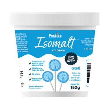 Imagem de Isomalt Festisa 150g - Colorido, Azul