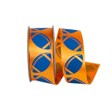 Imagem de Reliant Ribbon Fita térmica para bolas de futebol foscas, laranja/azul royal