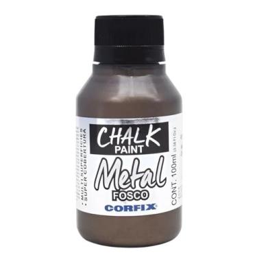Imagem de Tinta Chalk Paint Metálica Fosca Corfix 100ml - 23111, 418 - MARROM DO