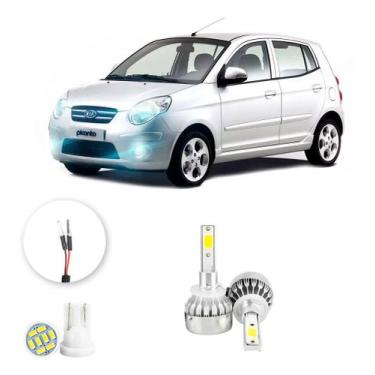 Imagem de Lampada Farol De Milha Kia Picanto 2008-2011 H27 20000lm - V10, Branco