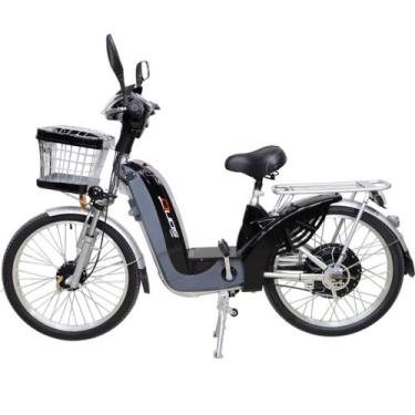 Imagem de Bicicleta Elétrica E-Maxx Duos 800W Entrada USB Alarme e Seta cor Pret