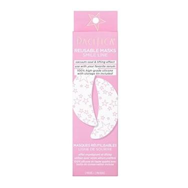 Imagem de Pacifica Beleza Máscara de linha de sorriso reutilizável 100% Silicone Selo a vácuo e efeito de elevação Minimize as linhas finas + rugas Emparelhar c