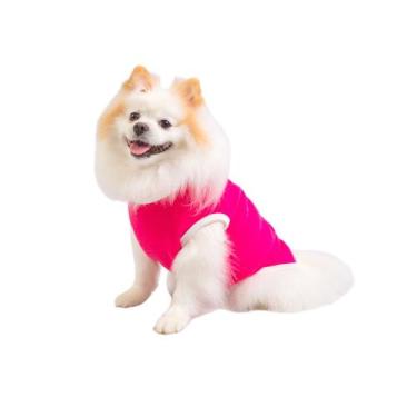 Imagem de Roupa Pet Soft Bouclê Peluciado Rosa Pink - LUVY PET, P