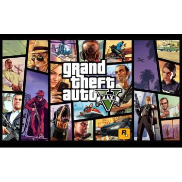 Imagem de Adesivo Decorativo de Parede Jogo GTA 5 - Gaudesivos