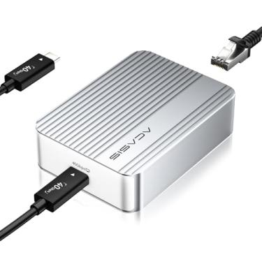 Imagem de ACASIS Adaptador USB para Ethernet, 1 Gbps USB 3.0 para RJ45 Gigabit Ethernet LAN, adaptador USB 3.0 portátil de alumínio para MacBook Pro/Air, iPhone 15 Pro/Max/Dell XPS, iPad Pro 2018 e posteriores