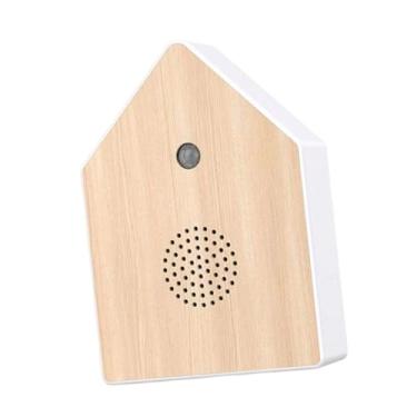 Imagem de YIJU Caixa de som de pássaros com chilrear, áudio realista, compacto, decorativo, máquina de som de pássaros, ruído ambiente interno para decoração de