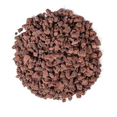 Imagem de Lechloris Rocha Vulcânica Natural De 4,5 Kg Para Fogueira - Lareiras Pedras Vulcânicas Vermelhas, Churrasqueiras A Gás, Paisagismo Jardim Externo, Plantas E Aquário, 1,25 Cm 2,5