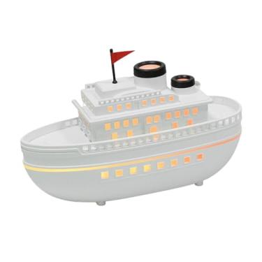 Imagem de Bothyi Umidificador para de cruzeiro, saídas de névoa duplas, difusor de óleos essenciais multifuncionais românticos, difusor de aromas para sala de, Branco