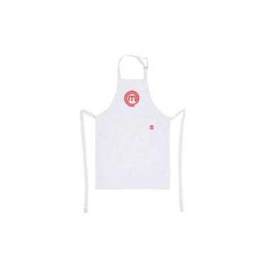 Imagem de Avental de Algodão Branco 96x69 cm - MasterChef