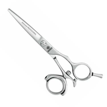 Imagem de Tesoura para Cabelo Profissional Fio Navalha 5,5 Diamond - Mundial