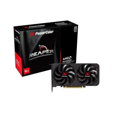 Imagem de Placa de Vídeo PowerColor RX 9060 XT Reaper AMD Radeon, 16GB, GDDR6, 1