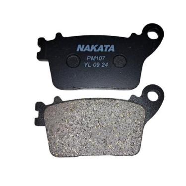 Imagem de Par Pastilha Traseira De Freio Nakata Yamaha YZF 1000 R1 2015 A 2018, 