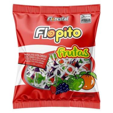 Imagem de Pirulito Florestal Bola Frutas 800g