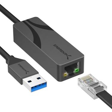 Imagem de SABRENT Adaptador Ethernet USB 3.0 para 2,5 Gigabit – Adaptador de rede USB-A para 2,5 GbE, caixa de alumínio, Plug and Play, compatível com versões anteriores de 10/100/1000/2500 Mbps, alimentado por
