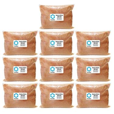 Imagem de Kit 10 Resina Mista Purolite Mb400 Filtro Deionizador Osmose