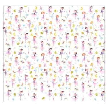Imagem de Papel de Parede Adesivo Infantil Bailarinas Quarto Menina - 801pcp - A