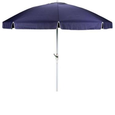 Imagem de Guarda Sol Alumínio com manivela 2,50m Mor, Azul