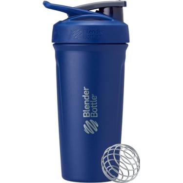 Imagem de Garrafa liquidificador C06414 Strada - Aço inoxidável - 680 g - Azul cobalto