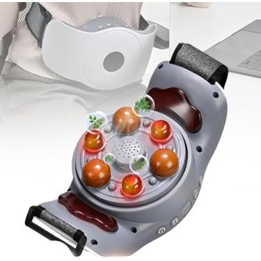 Imagem de Massageador Lombar Elétrico, Cinto De Barriga De Aquecimento Rápido Portátil, Ajuste De Velocidade De 3 Velocidades/5 Modos Inteligentes, Para Abdominal, Costas