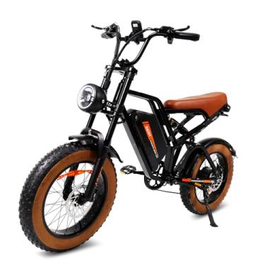 Imagem de BEMMY Bicicleta Elétrica para Adultos 1000W(Pico de 1500W), Pneu Largo de 20x4”,Bicicleta Elétrica de Motocicleta de 7 Velocidades, Bateria de 48V 20.3A. A única Loja Autorizada "Bemmy-BR".