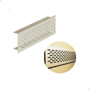 Imagem de Grade Ventilacao 300Mm Aba 28 Aluminio