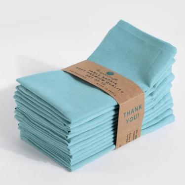 Imagem de Guardanapos de pano Fingercraft, mistura de algodão e linho, 18 x 18 p