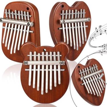 Imagem de Piano Thumb Piano Yeshone de 8 teclas Mini Finger Kalimba, pacote com 