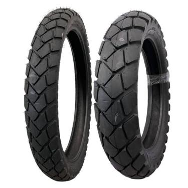 Imagem de Par Pneu 110 80 R14 130 70 R13 Tourance Metzeler Uso Sem Câmara