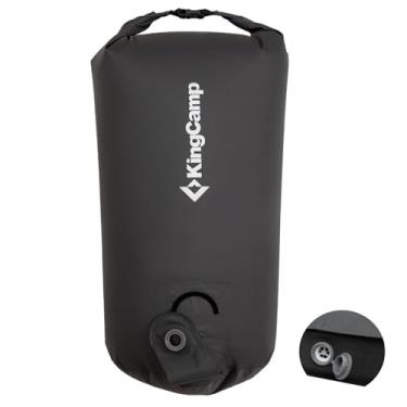 Imagem de KingCamp Saco de bomba de ar, bolsa de compressão de rolo superior para tapetes de dormir de inflação, saco de bomba ultraleve para colchão de almofada de dormir de espuma de acampamento, bolsa de