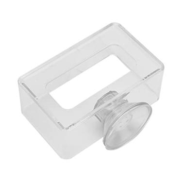 Imagem de aqxreight Alimentação de Alimentos de Peixe Alimentador de Acrílico Transparente para Aquários Pequenos Peixes Solução de Alimentação (Pequeno 6 * 10cm)