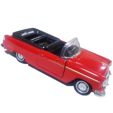 Imagem de Chevy Nomad 1955 Conversível Carrinho De Ferro Clássico Coleção 1:32 Carrinho de Ficção com Abertura de Portas (Vermelho)