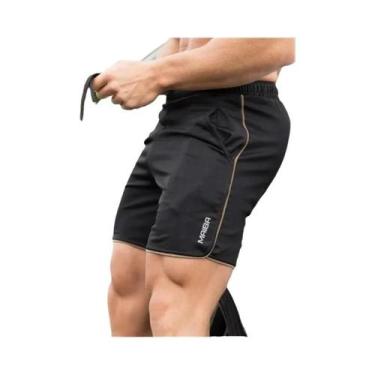 Imagem de Calções de Corrida Masculinos - Malha de Secagem Rápida para Verão, Fi