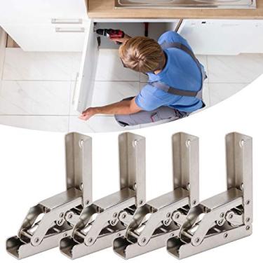 Imagem de Dobradiças de armário, dobradiças de porta de armário em forma de ponte, aço laminado a frio, movimento silencioso suave, para armários, armários, estantes