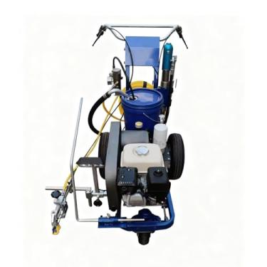 Imagem de Descascador profissional de linhas rodoviárias – Cria linhas limpas e nítidas para estacionamentos de ruas comerciais, campos esportivos e pavimentos de áreas industriais em mercados, portáteis e de